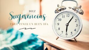 Sugerencias para teer un buen día