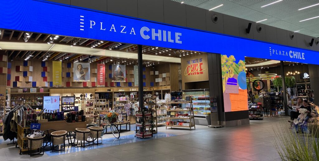 Tienda Emprende - Britt - morpho - Aeropuerto Santiago de Chile