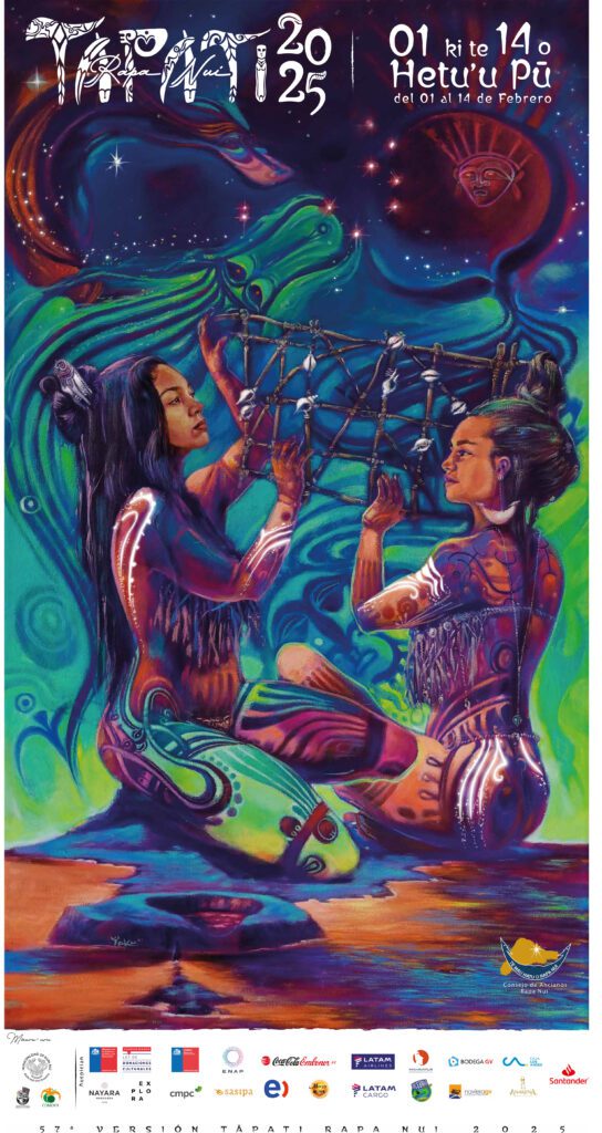 AFICHE OFICIAL Tapati Rapa Nui 2025